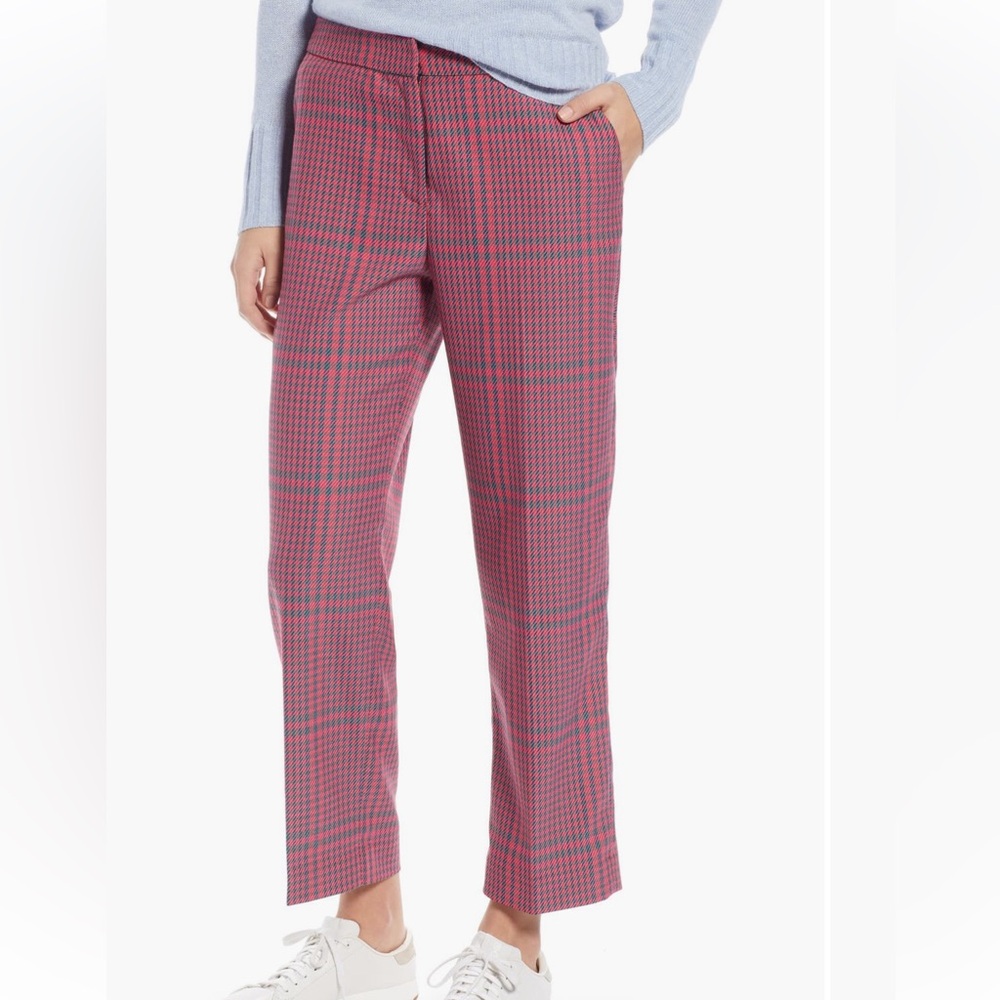 1901 Straight Leg Plaid Pants (Petite) Size 6